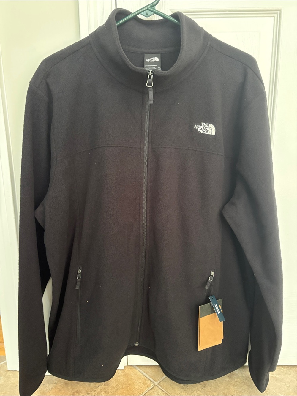 The North Face Black Lightweight Full-Zip Fleece Jacket